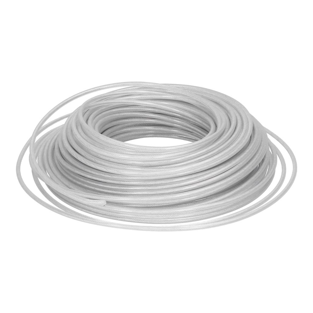 Grass Trimmer Line Rope Cord Flexible Steel Wire Garden Lawn Mower Accessory 3.0mmx30m