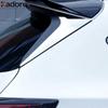 Rear Window Cover Trim For Mazda CX-5 CX5 KF 2017-   2024 Chrome Car Side Wing Spoiler Triangle Frame Accessories
