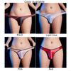 Low Rise Mens Underwear Oily Panties See-Through Swimwear