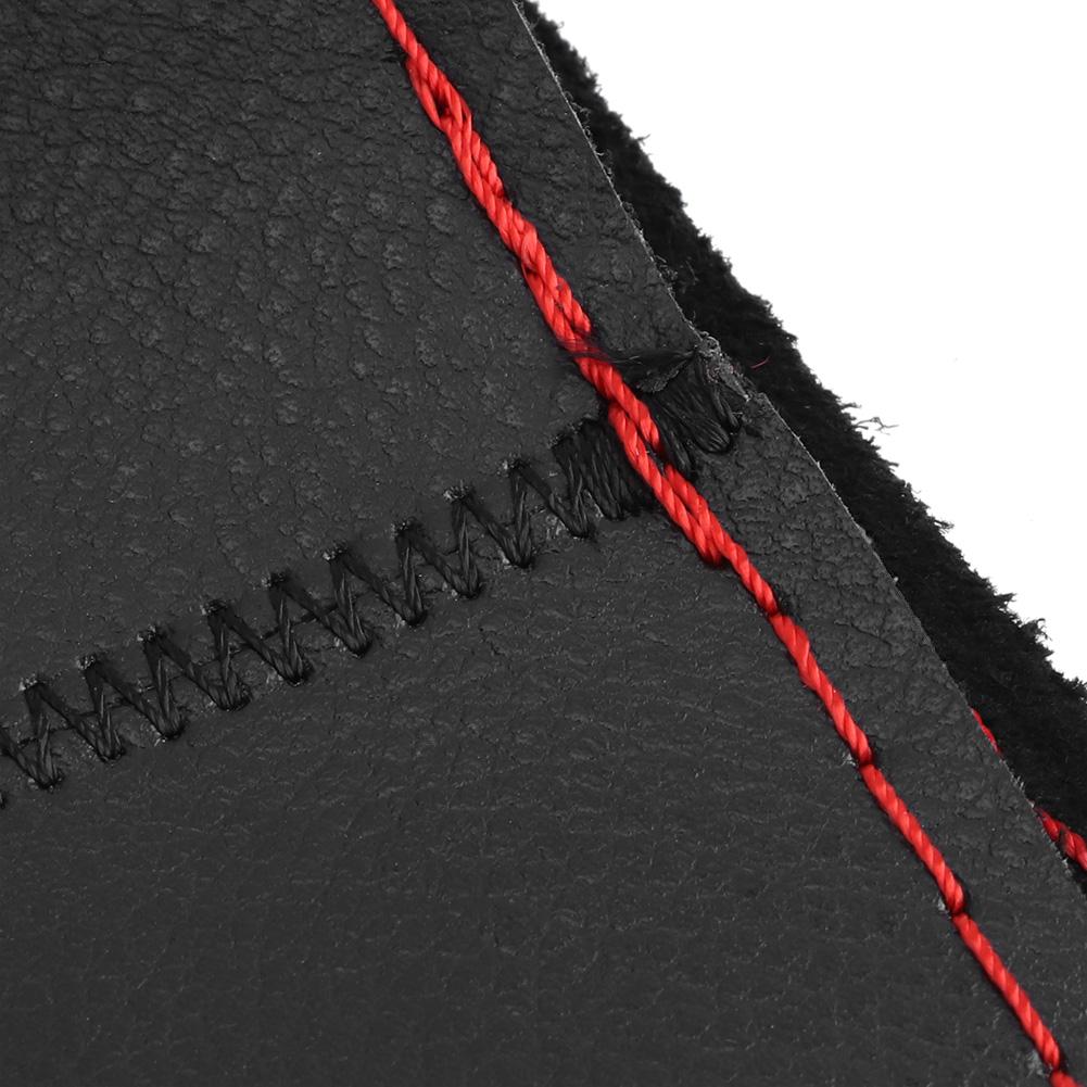 Leather Steering Wheel Cover Needles Thread Kit DIY Sideline Hand Sewing Car Interior Decoration