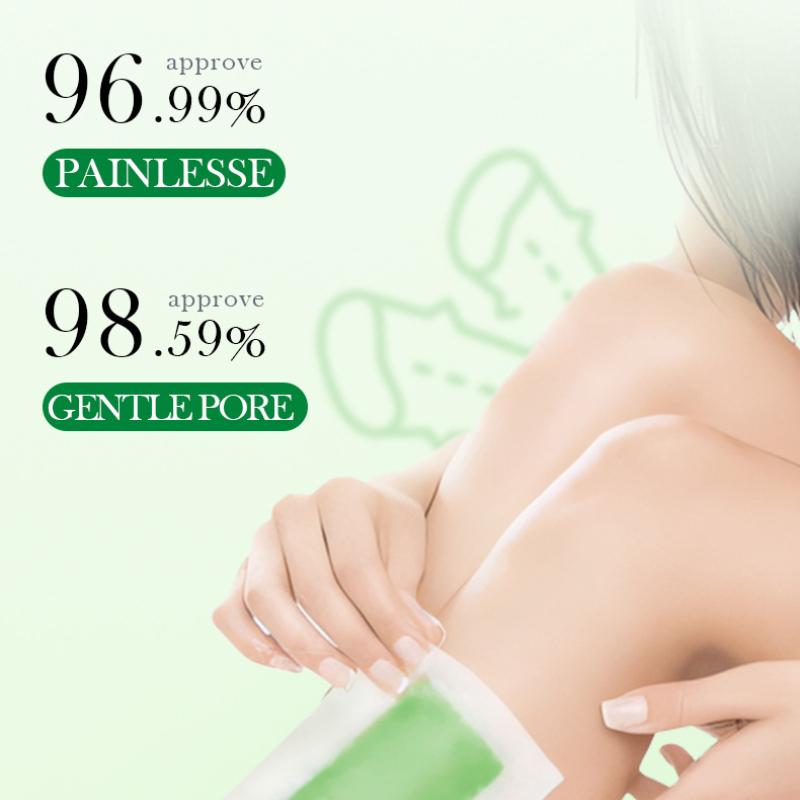 Plant Double-sided Hair Removal Wax Paper SADOER Armpit Hair Leg Hair Body Hair Removal Cream