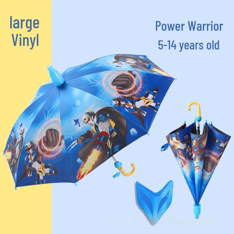 Automatic Dual-Use Kids' Umbrellas - Princess Design for School and Kindergarten