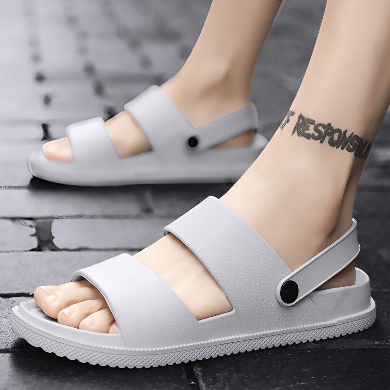 Men's Sandals Summer New Style Men's Sandals Non Slip Two Wear Casual Sandals