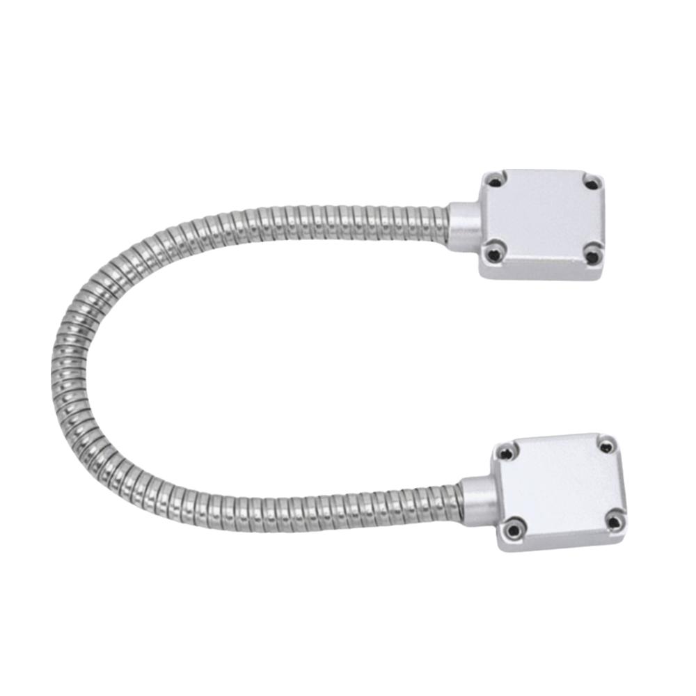 Zinc Alloy Head Cable Protection Sleeve Exposed Mount 304 Stainless Steel Door Loop Metal Wire Pipe Armored Cable