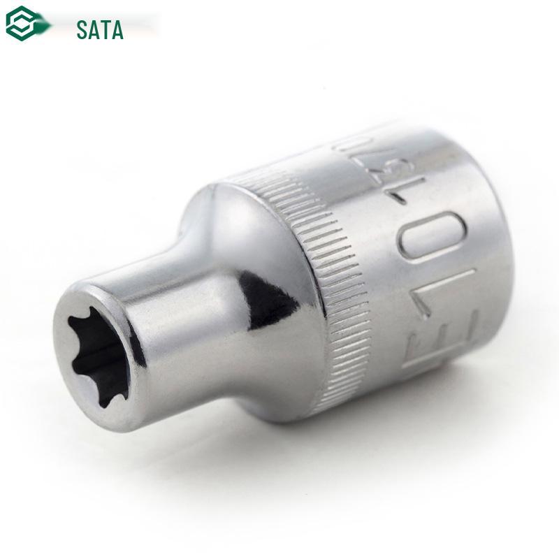 SATA Torx E-typ 12,5 mm sexlobigt hylsverktyg