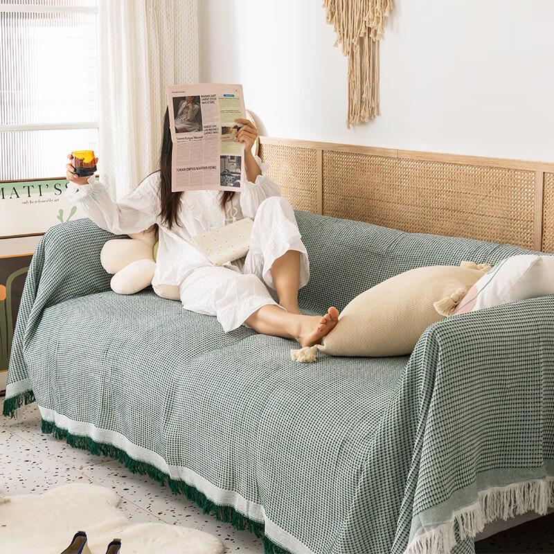 Stylish Reversible Sofa Throw Blanket