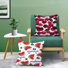 Full Print Pattern of Fruits Pillow Case Comfort Sofa Bed Silky Elegant Invisible Zipper Decorative Cushion Cover