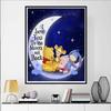Disney Diamond Painting Winnie The Pooh and Friends Above The Moon Painting DIY Kit Adult Arts and Crafts Home Decor and Gift