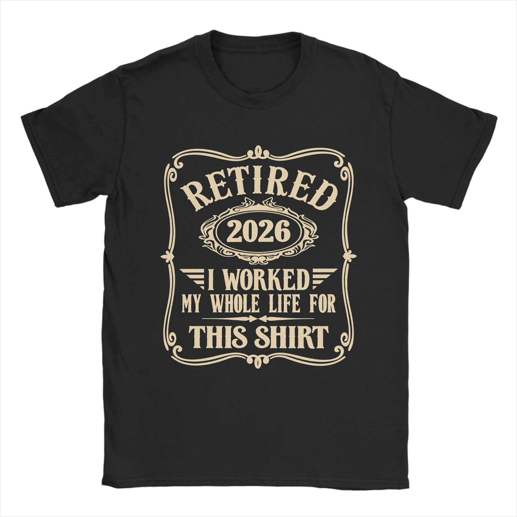 

Unisexs TShirts Retired Not My Problem Anymore Funny Cotton Tees Short Sleeve T Shirt O Neck Clothes Graphic Printed S
