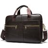 Men's Briefcase Leather Men's Bag Business Bag 14 Inch Computer Bag Men's Shoulder Business Bag