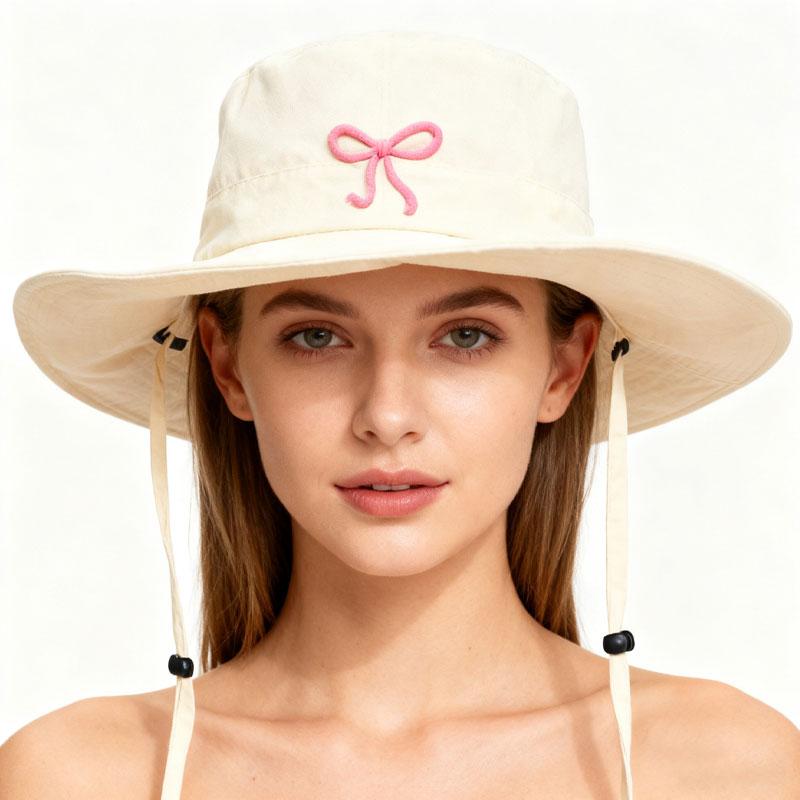 Sweet girly fisherman hat for sun protection and outdoor travel
