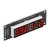 Led Segment Display Module, 6 Digit Tube Led Segment Display TM1637 Driver Digital Optoelectronic Module Red 0.36in, Accurate Wiring PCB, Led Lamps
