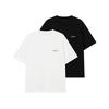 Small Logo Crewneck Tshirt Unisex Unisex Basic Cotton Oversized Casual Daily Wear Short Sleeve Minimalist Streetwear Plain Tee Tops