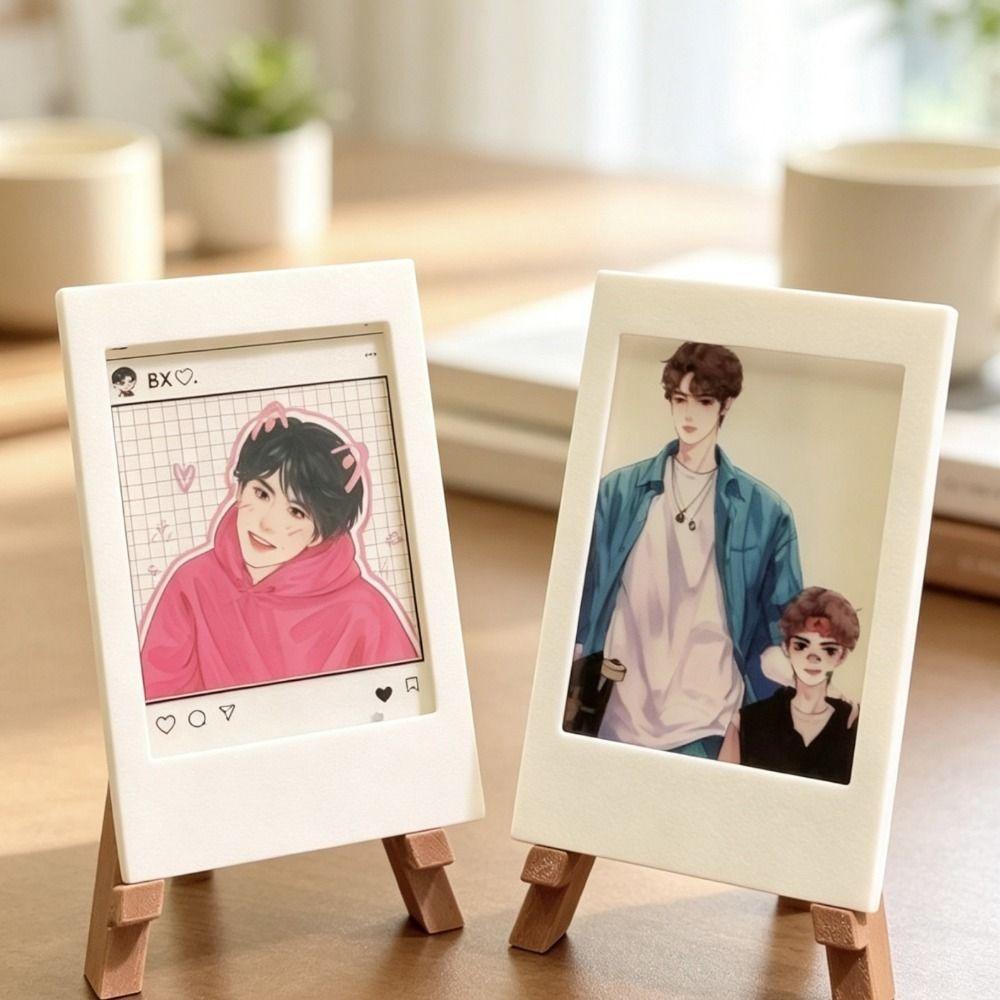 Tabletop Decoration Mini Photo Easel Frame Multicolor Photo Frame Easel for Friends
