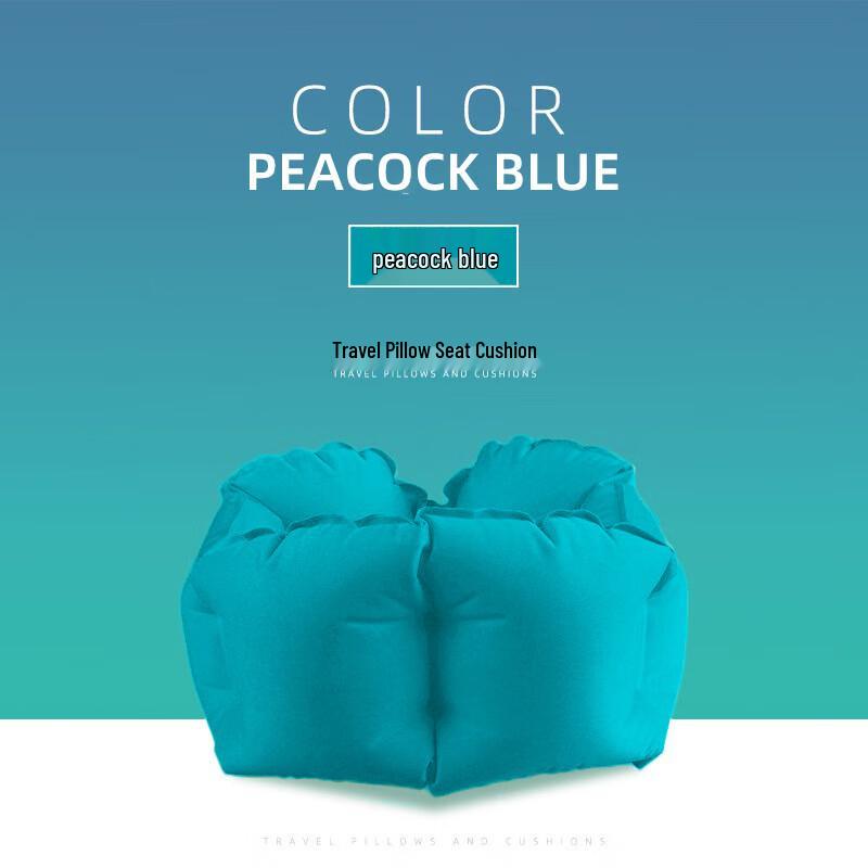 Portable U-shaped Inflatable Travel Pillow One Size
