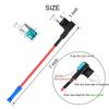 5Pcs Bagged Mini Add-A-Circuit Fuse Tap Zinc Alloy Fusible Core 15AMP Mini Blade Fuse Holder