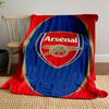 Arsenal Logo Designed Flannel blanket for bedroom, living room, sofa, and nap
