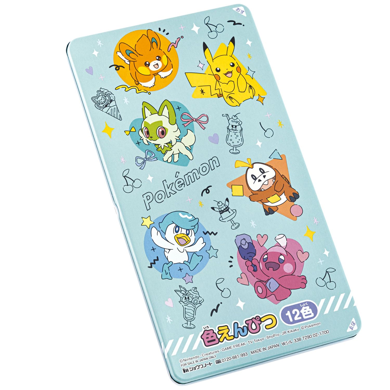 Showa Note Цветные 12 Штук Разноцветные 338729002 Карандаши Pokémon, Цвета, Пенал, Поп,