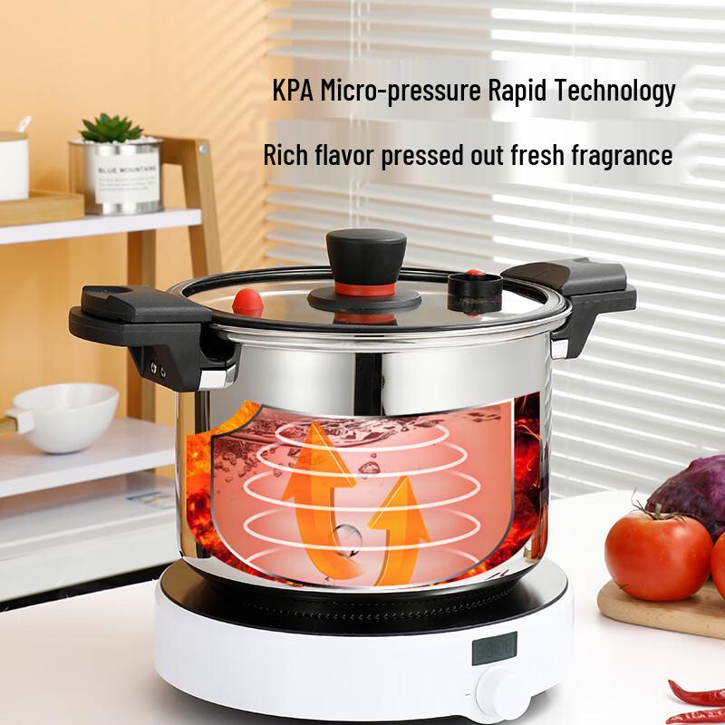 Lijia Multifunktionaler Edelstahl-Mikrodruckkochtopf
