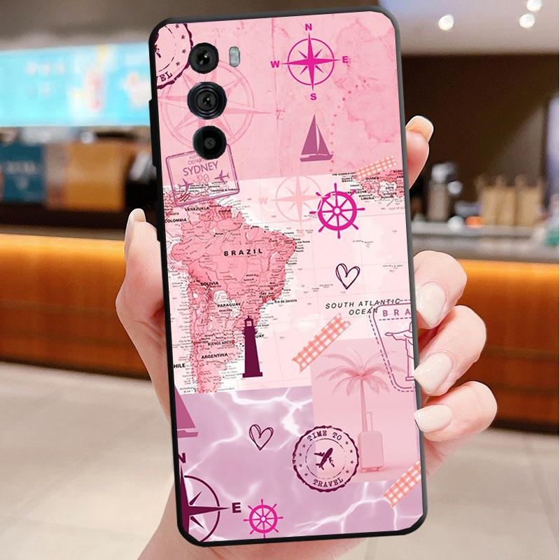 Cute Airplane Phone Case For Motorola Edge 60 50 40 Pro 60 50 40 30 Ultra Neo Fusion Moto G Play G Stylus G Carcasas