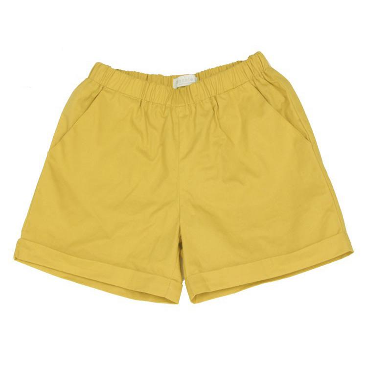 Women's Summer Solid Color Shorts Plus Size Loose Cotton Elastic Waist Casual Breathable Lightweight Outdoor Wear Pants