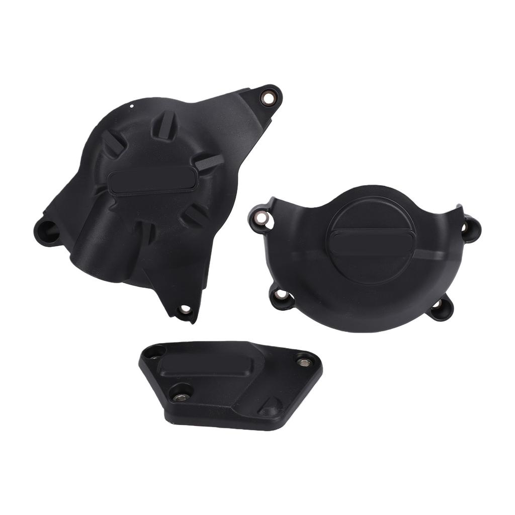 Motorcycle Engine Cover Set Case Replacement for YZF R6 2006 2025 Engine Case Protector Guard Black
