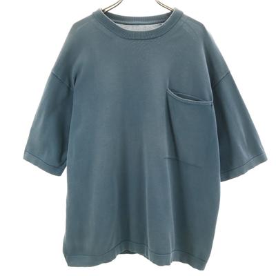 Crepuscule Camiseta de punto de manga corta con bolsillo 2 Gris carbón Hombre Usado