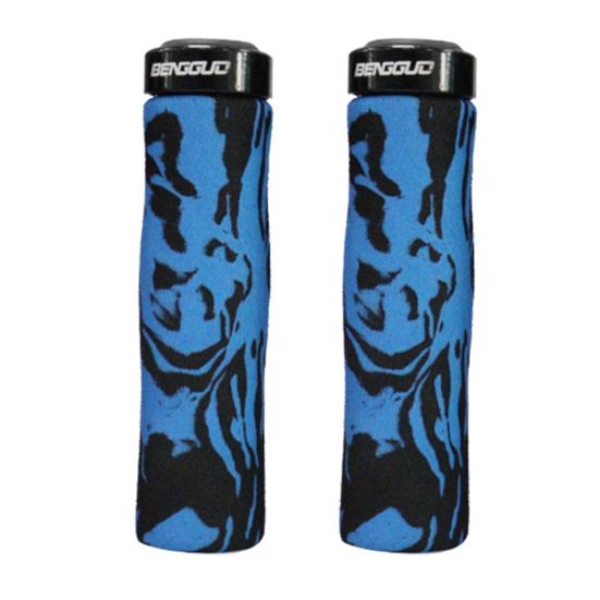 

1 комплект ручек на руль сверхлегкие нескользящие водонепроницаемые с односторонней фиксацией впитывающие пот губчатые велосипедные ручки накладки на ручки