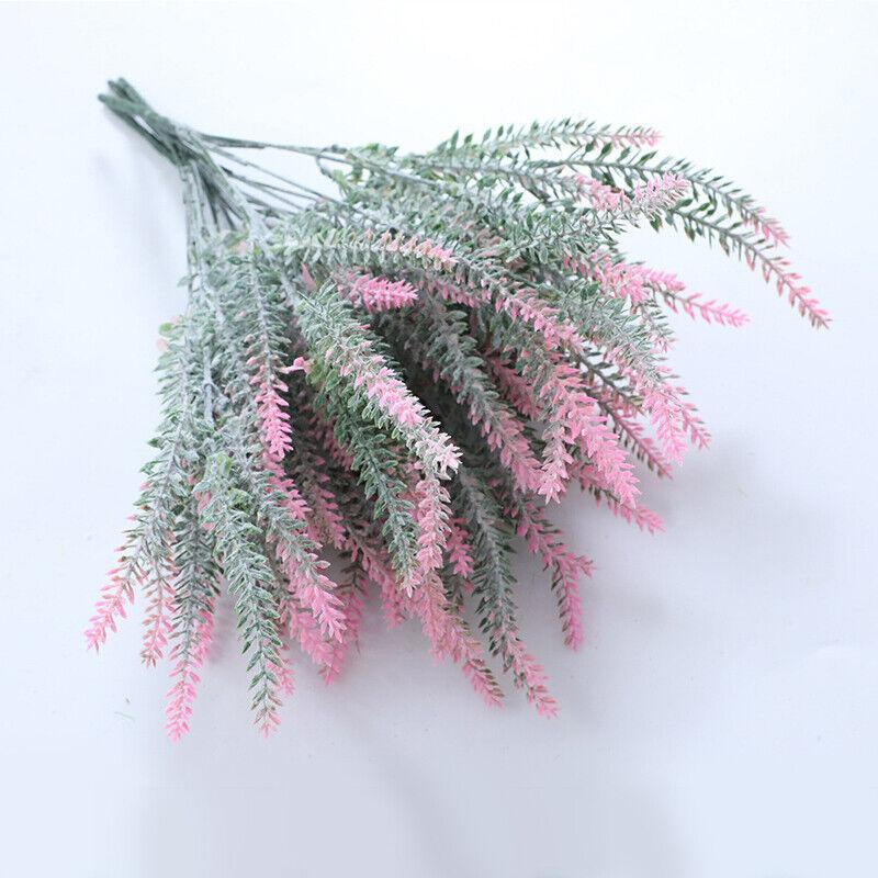 

5 вилок искусственные цветы лаванды стекались искусственные растения букет украшения сада