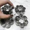 Flower Shaped Tart Ring Perforated Design Mousse Cake Ring Versatile Cookie Cutter Mold  For Baking