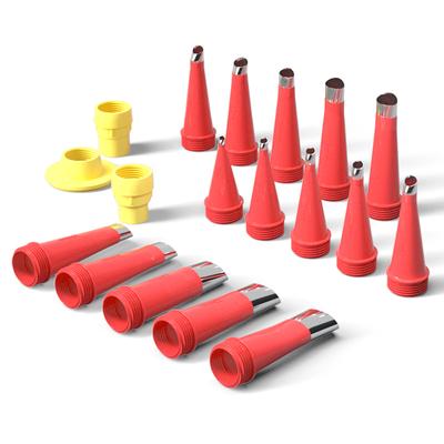 22Pcs Stainless Steel Caulk Nozzle Applicator Caulking Finisher Glue Tool Kitchen Bathroom Sink Silicone Sealant Finishing Tool