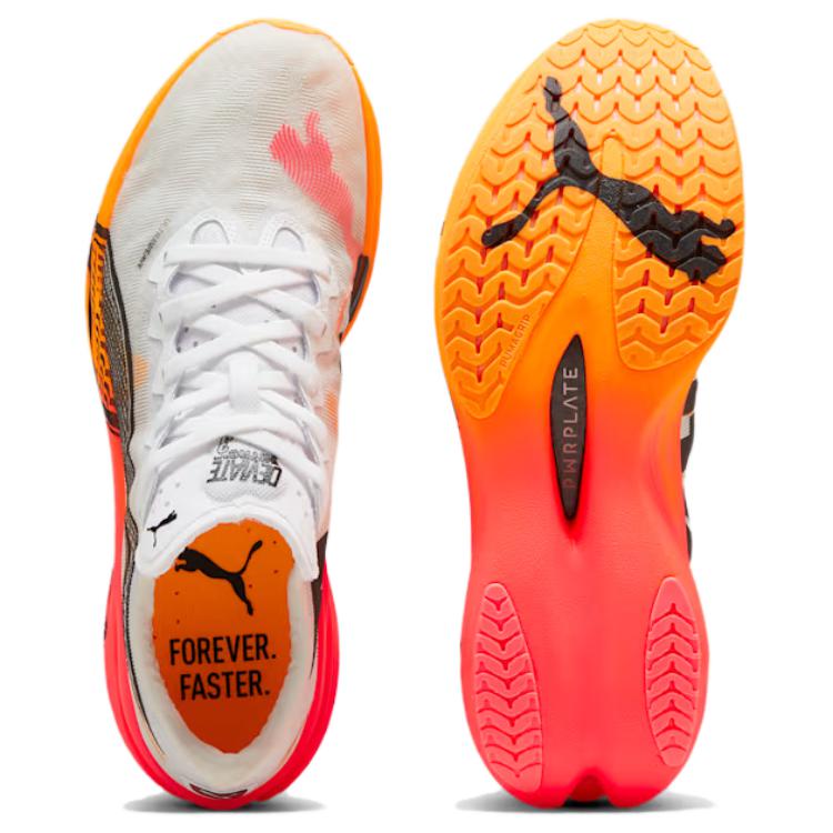 Puma Deviate Nitro Elite 3 Beyaz Gün Batımı Işıltısı Erkek Spor Ayakkabı Sun-Stream 310639-01