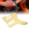 13-Hole Electric Guitar Pickguard with Scratch Plate, for Jazzmaster, Squier, and Classic Vibe Guitars, Vintage Style with Aluminum Alloy Shell (Gold)
