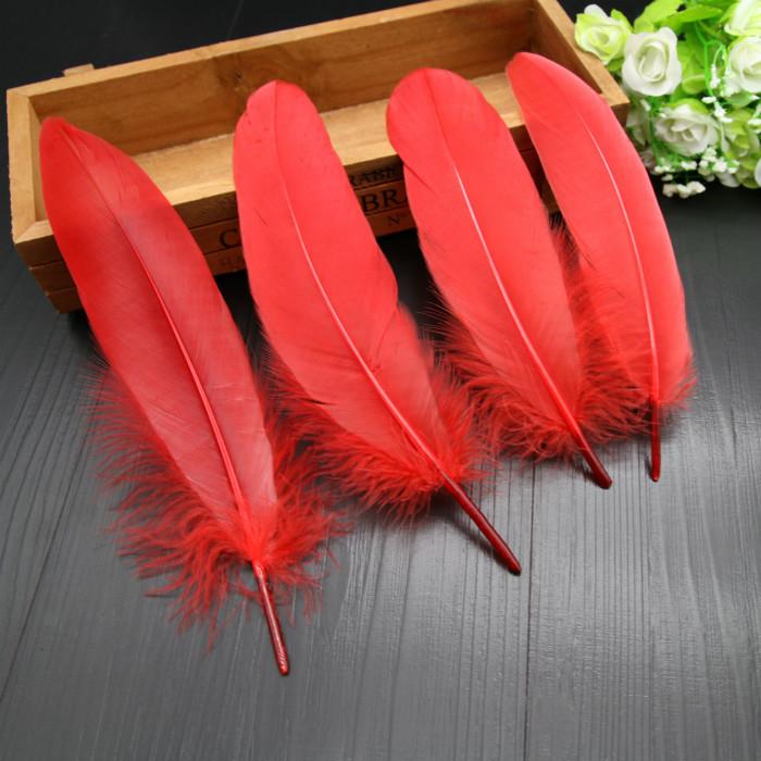 50Pcs28 Color Diy Feather Hard Big Floating Feather Wedding Dress Children Handmade Decoration Materials