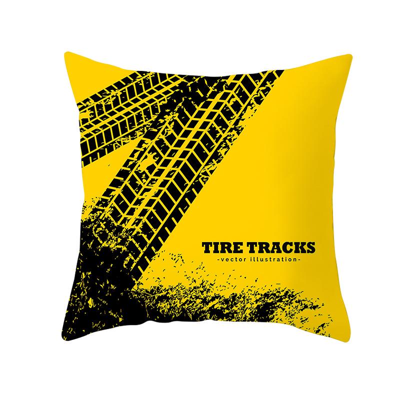 Summer Lemon Pillowcase Pineapple Leaf Peach Skin Velvet Home Living Room Bedroom Pillowcase