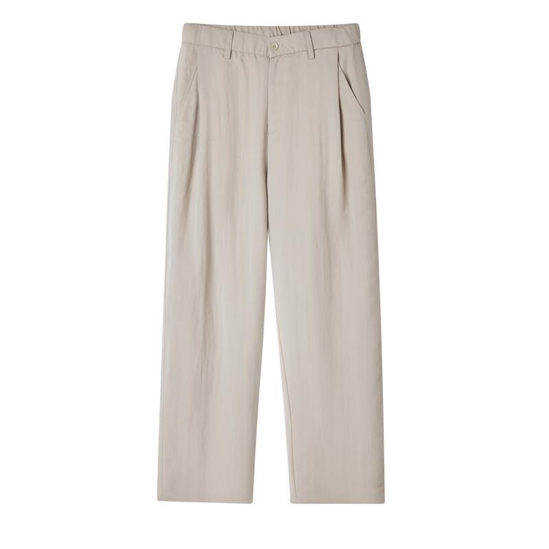 Judger Men's Tencel-Linen Blend Breathable Straight-Leg Casual Pants