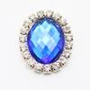 20x24mm Oval Acrylic Rhinestone Flatback Buttons for Handmade Jewelry and DIY Clothing Accessories