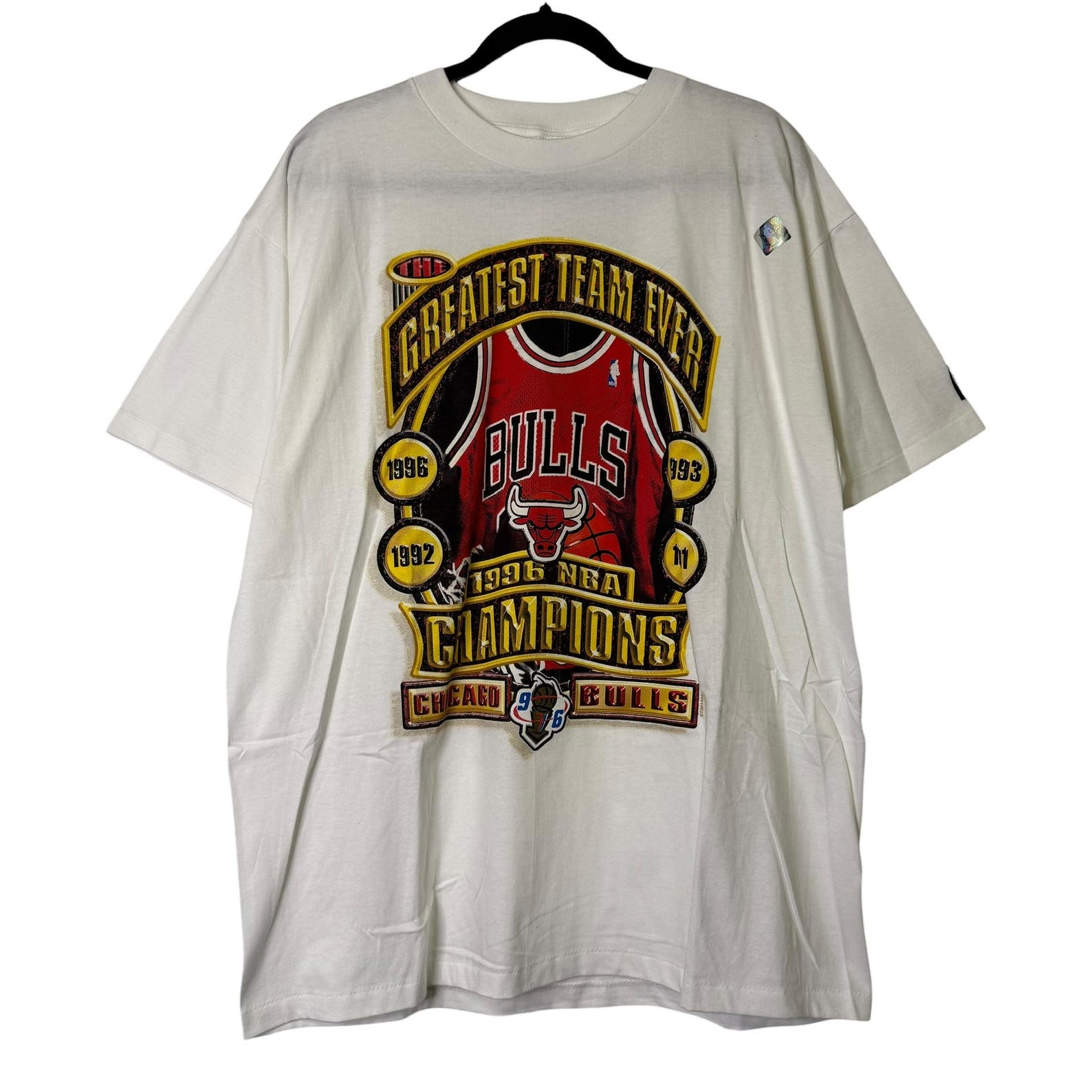 1996 Chicago Bulls T shirt Sz L (B1629) L
