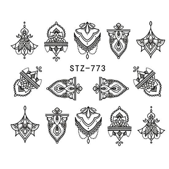 

Художественная наклейка, лаконичные изображения, безопасный материал для макияжа ногтей 4