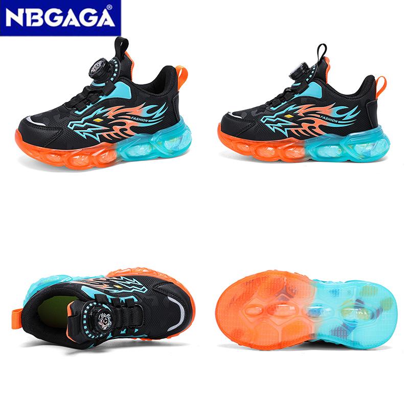 Fashion Kids Sneakers Boys Casual Shoes For Children Running Sport Leather Non Slip Outdoor Comfortable Walking Shoes