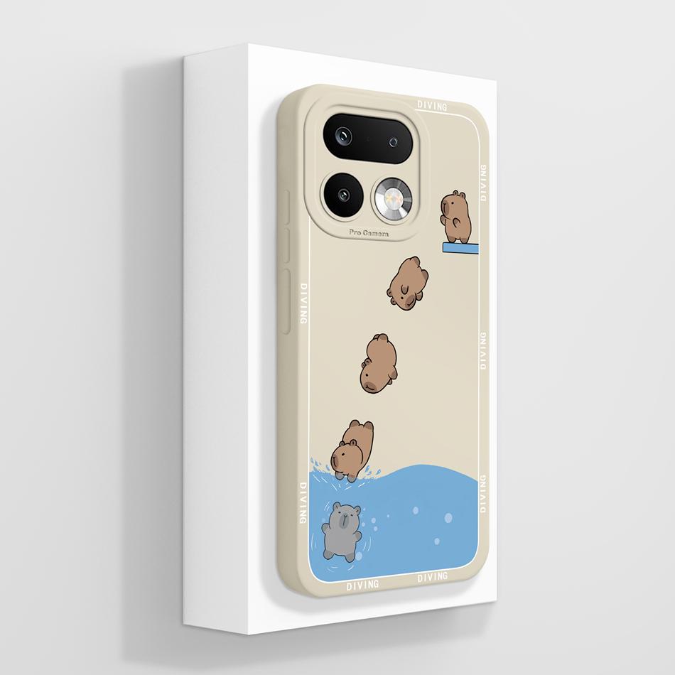 For Realme 16 Pro Plus 5G Case Cute Candy Painted Soft Liquid Silicone Back Cover For Realme 16 Pro+ Full Coverage Phone Housing