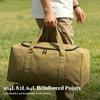 Camping Gear Organizer Spacious Canvas Storage Bag Zippered for Road Trips