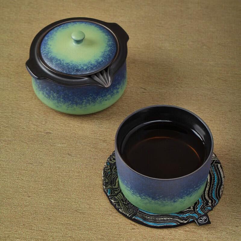 Wanqiantang Portable Celadon Glaze Tea Set