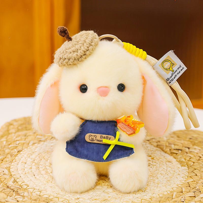 Bunny Lolita Plush Keychain Cute Hanging Doll For Bag Decor And Gift