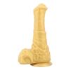 Goldenes Alien-Pferd Weiblicher Masturbator: Riesiger Anal-Dilatator-Plug-Spielzeug