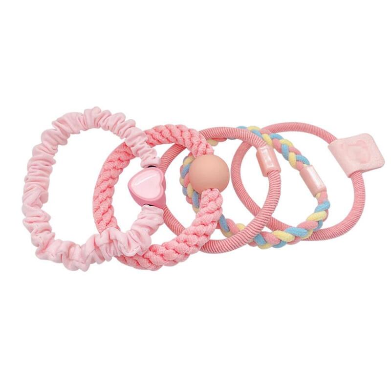 

Women s Pastel Color Hair Tie Elastic Set Purple