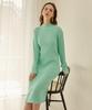 Ossi Pleats Sleeve Knit One-Piece Neo Mint
