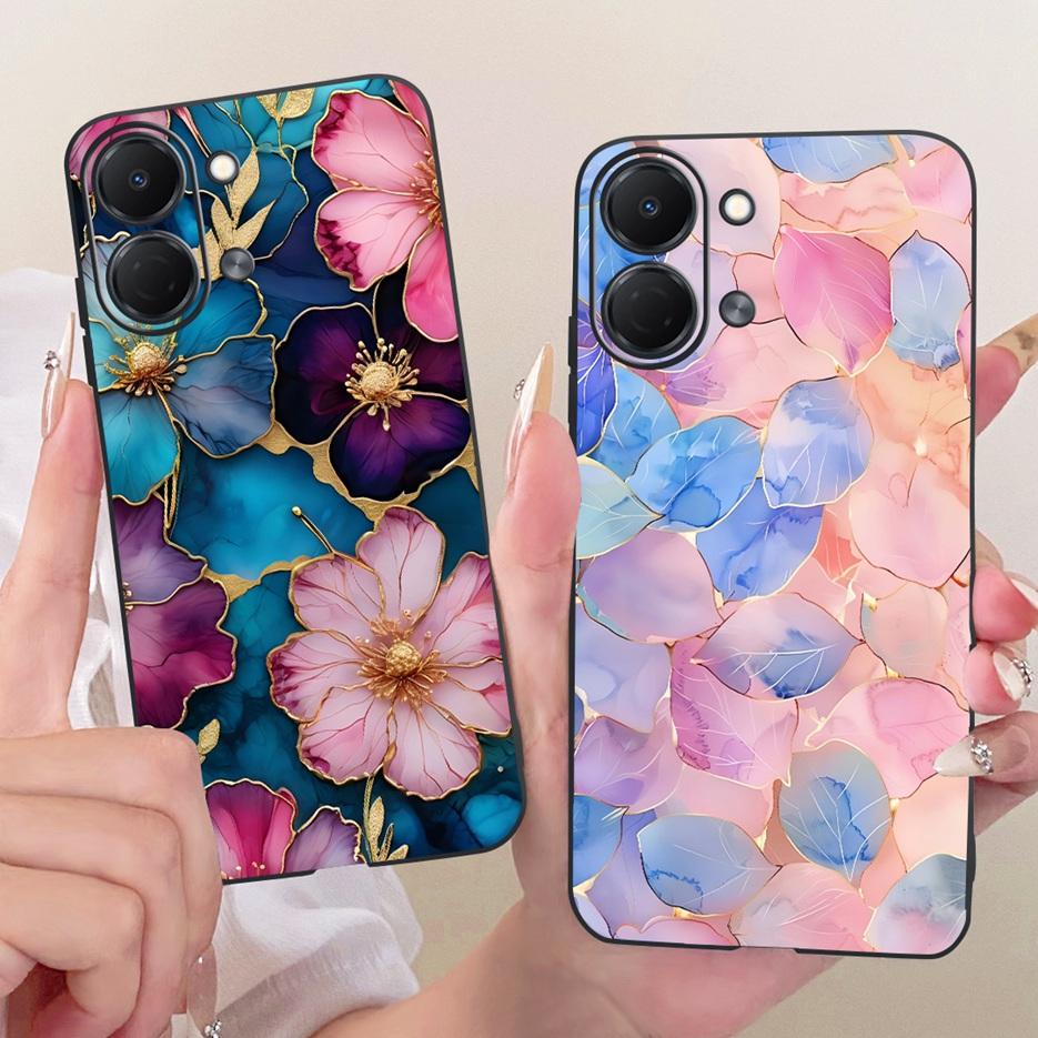For Tecno Spark Go 3 Case KN3 Luxury Butterfly Painted Cover Soft TPU Phone Case For Tecno Spark Go 3 SparkGo3 Back Cover Fundas