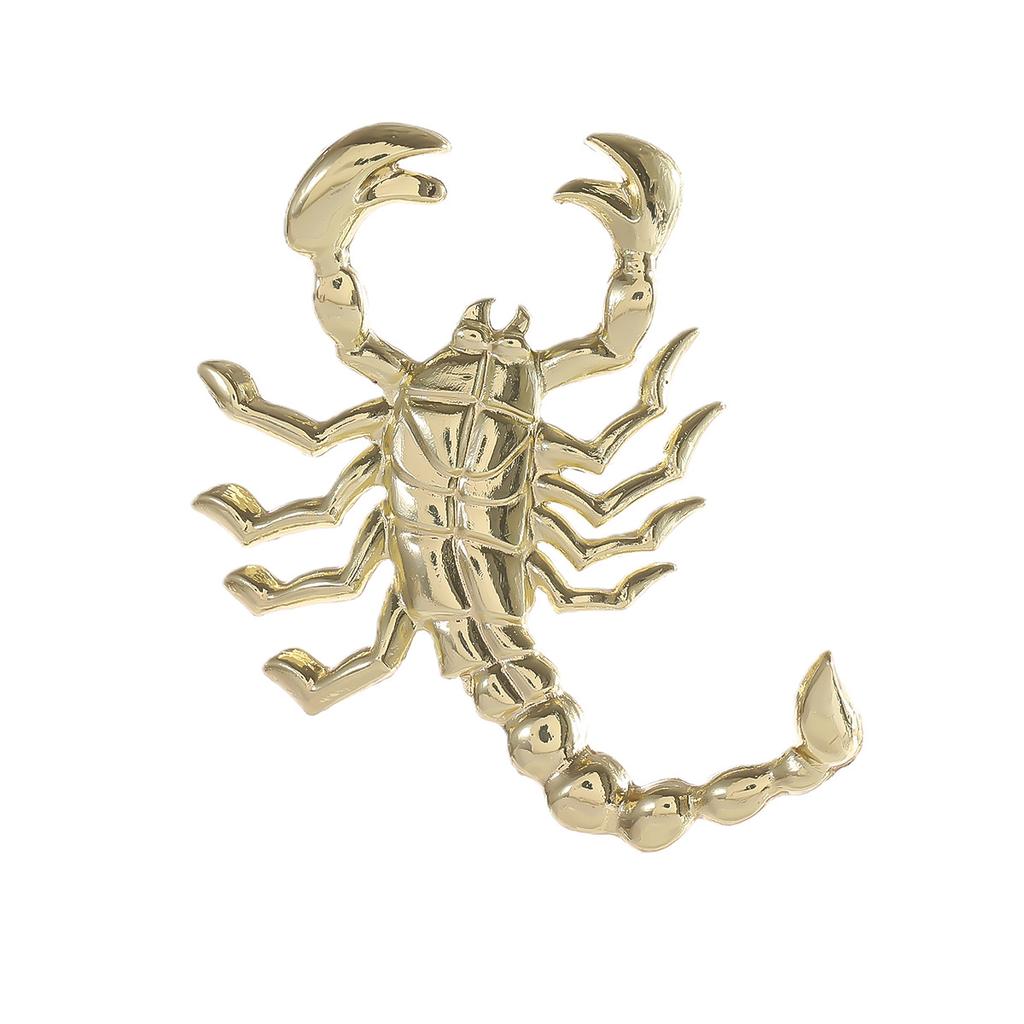 European and American Cold Wind Exaggerated Scorpion Brooch Animal Fashion Clothing Pin