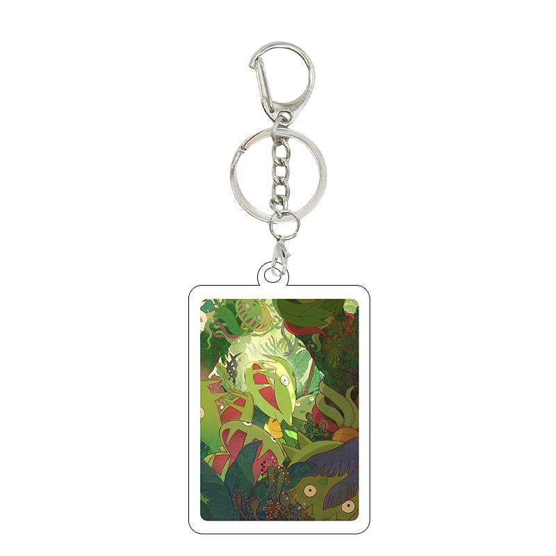 Ptcg Pocket 5cm Anime Fashion Squirtle Bulbasaur Psyduck Cartoon Diy Acrylic Action Keychain Backpack Pendant Accessories Charm
